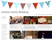 Tablet Screenshot of anotherdamnwedding.com